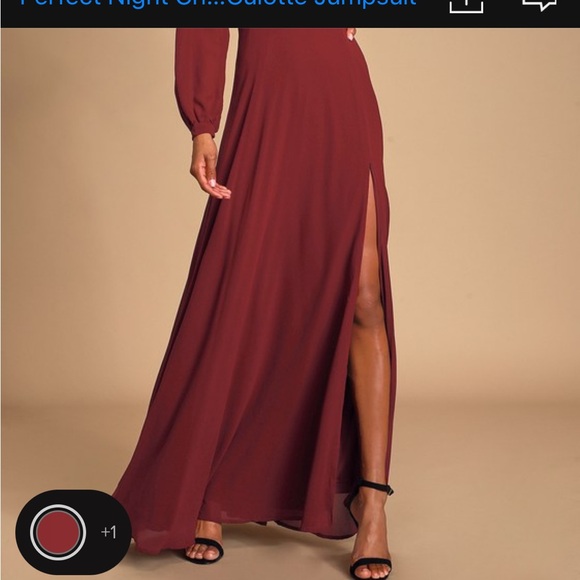 Lulu's All My Life Burgundy Long Sleeve Maxi Dress - Picture 3 of 7
